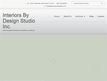 Tablet Screenshot of interiorsbydesignstudio.com